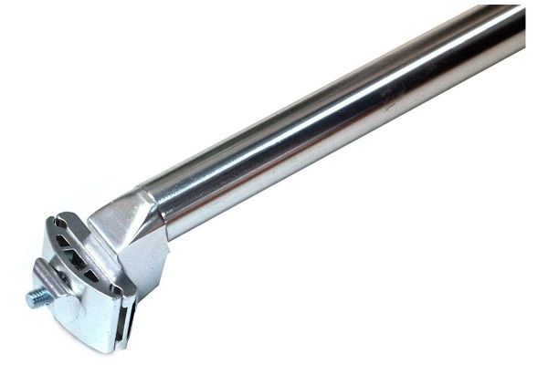 Штырь подседельный M-WAVE, алюминиевый, D-27,2 мм, L-350 мм c креплением для седла, цвет:серебро.