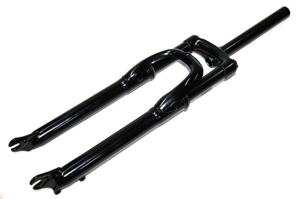 Вилка EASING ES 225-2 26"*1.1/8" безрезьбовая, пружина, стальная, черная, 2,55кг Вилка EASING ES 225-2 26"*1.1/8" безрезьбовая, пружина, стальная, черная, 2,55кг