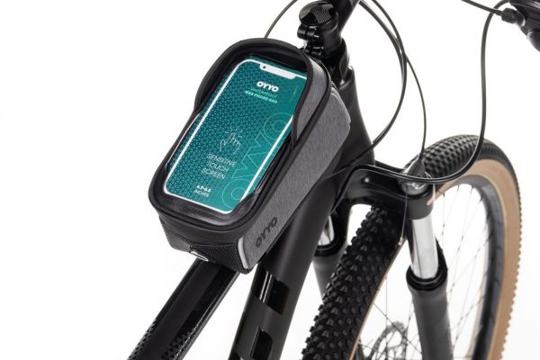 Сумка OYYO на раму, BG01, отделение для телефона 4.7-6.5 дюймов (серый) Сумка OYYO на раму, BG01, отделение для телефона 4.7-6.5 дюймов (серый)